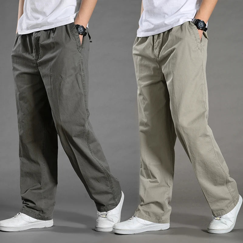 Pantaloni Cargo Uomo - Cotone Casual Estivi Tasconi