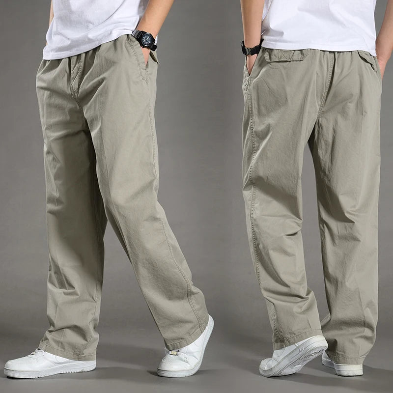Pantaloni Cargo Uomo - Cotone Casual Estivi Tasconi