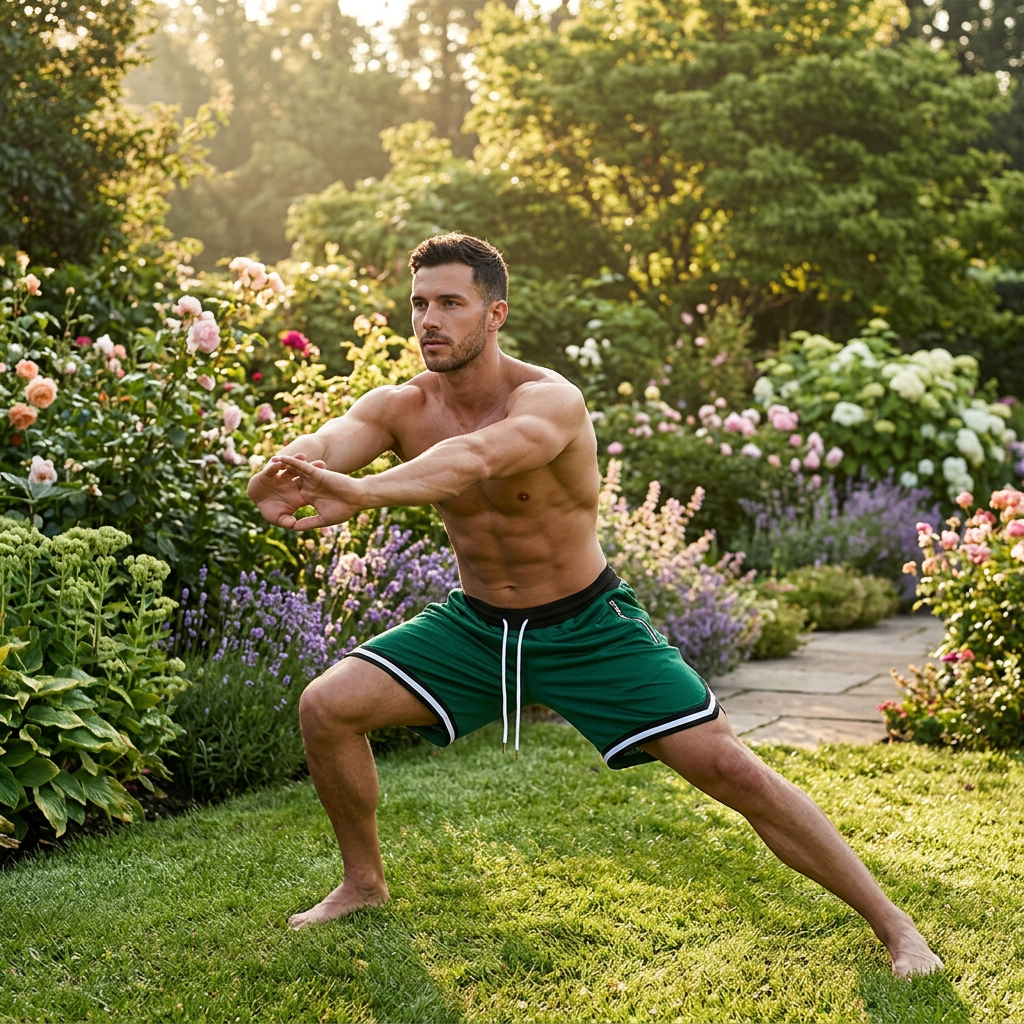 Pantaloncini Sportivi da Uomo - Mesh Traspirante