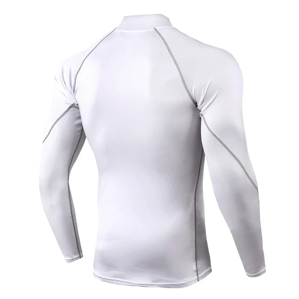 Maglia Compressione Uomo Maniche Lunghe - Fitness Palestra