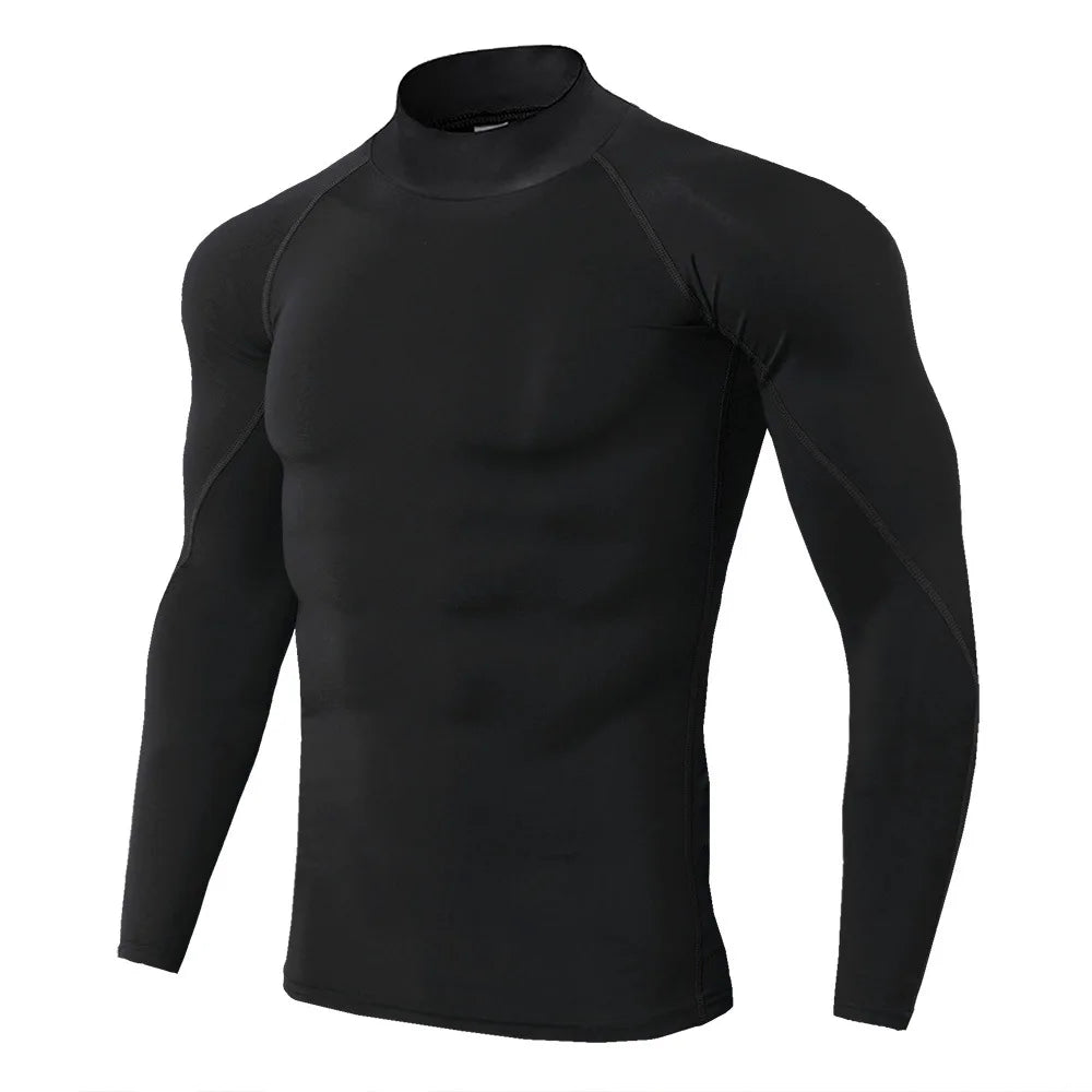 Maglia Compressione Uomo Maniche Lunghe - Fitness Palestra