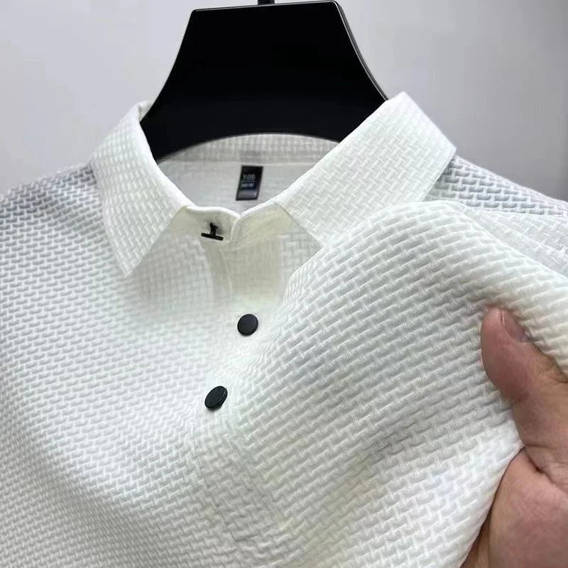 Polo Uomo Estiva - Tinta Unita Casual Traspirante