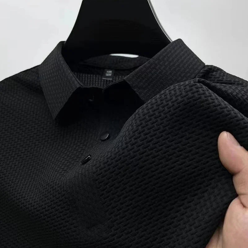 Polo Uomo Estiva - Tinta Unita Casual Traspirante