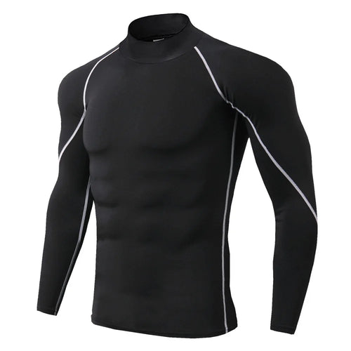 Maglia Compressione Uomo Maniche Lunghe - Fitness Palestra