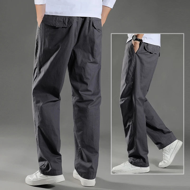 Pantaloni Cargo Uomo - Cotone Casual Estivi Tasconi