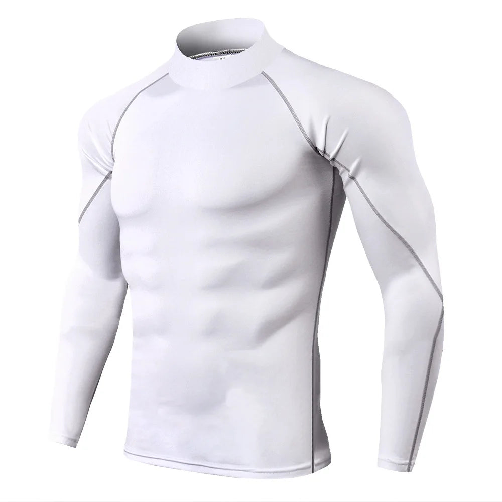 Maglia Compressione Uomo Maniche Lunghe - Fitness Palestra