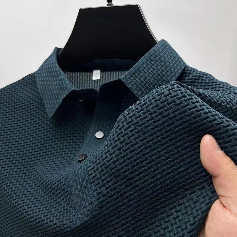 Polo Uomo Estiva - Tinta Unita Casual Traspirante