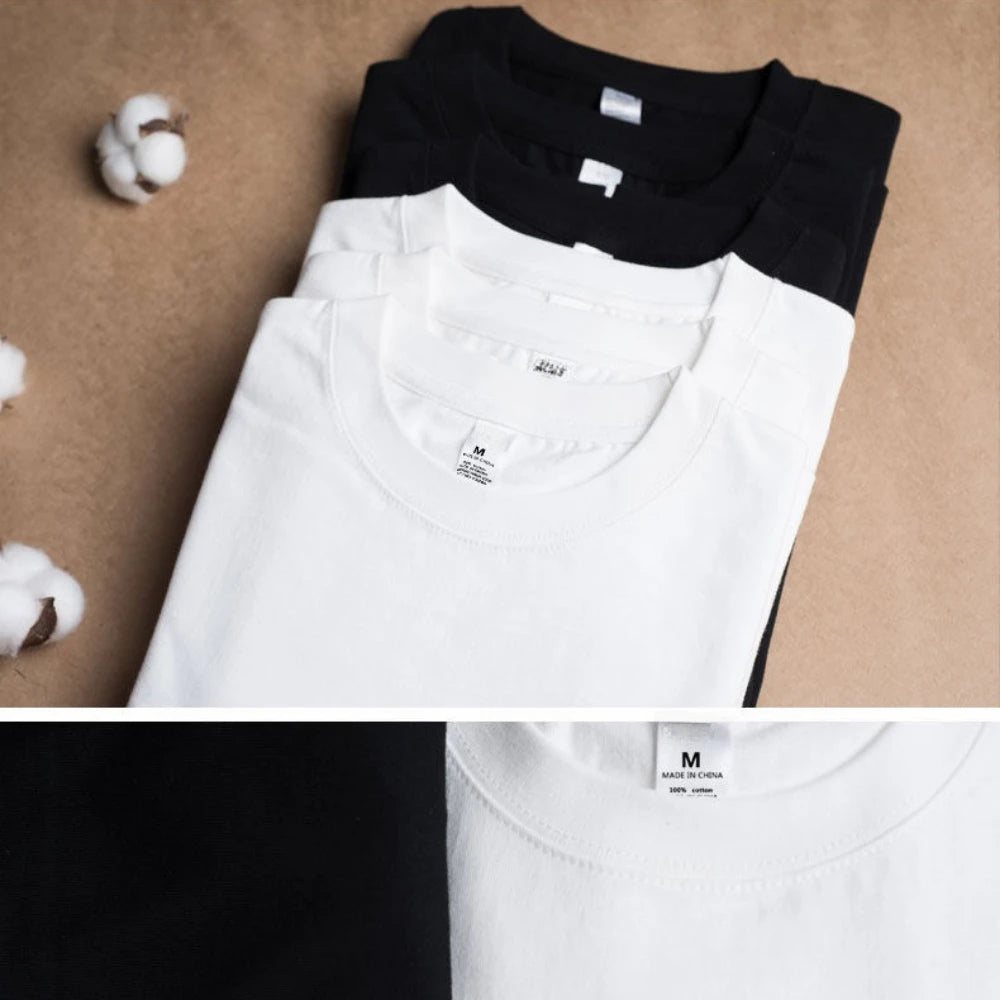 2 T-shirt Uomo/Donna 100% Cotone - Set Casual Girocollo