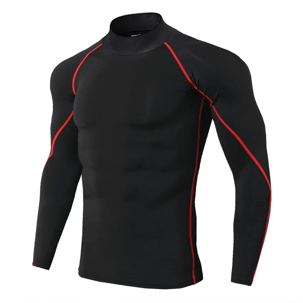Maglia Compressione Uomo Maniche Lunghe - Fitness Palestra