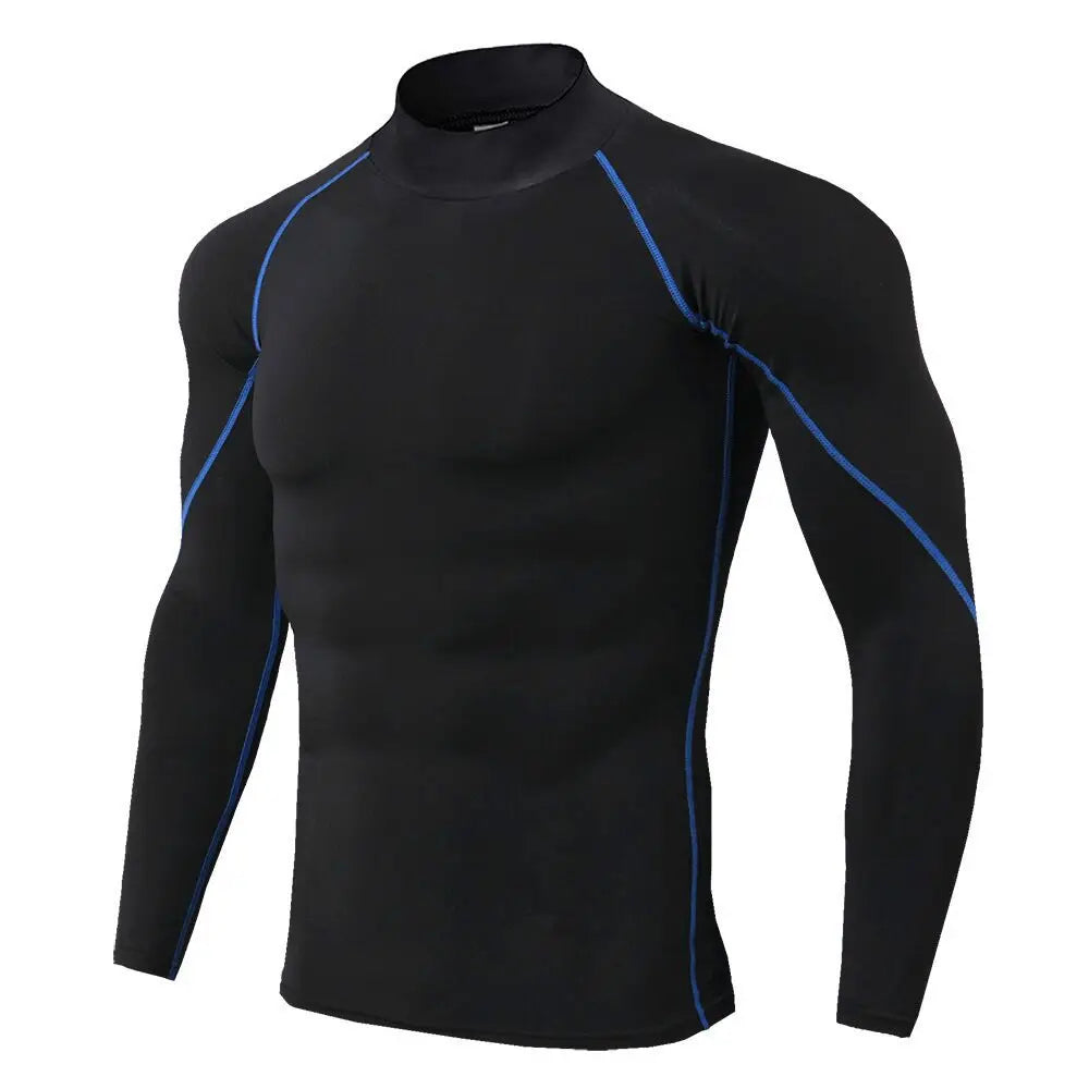 Maglia Compressione Uomo Maniche Lunghe - Fitness Palestra